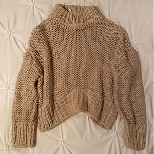 Free people chunky knit sweater